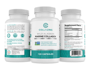 Wild Alaskan Marine Collagen, 120 Capsules,